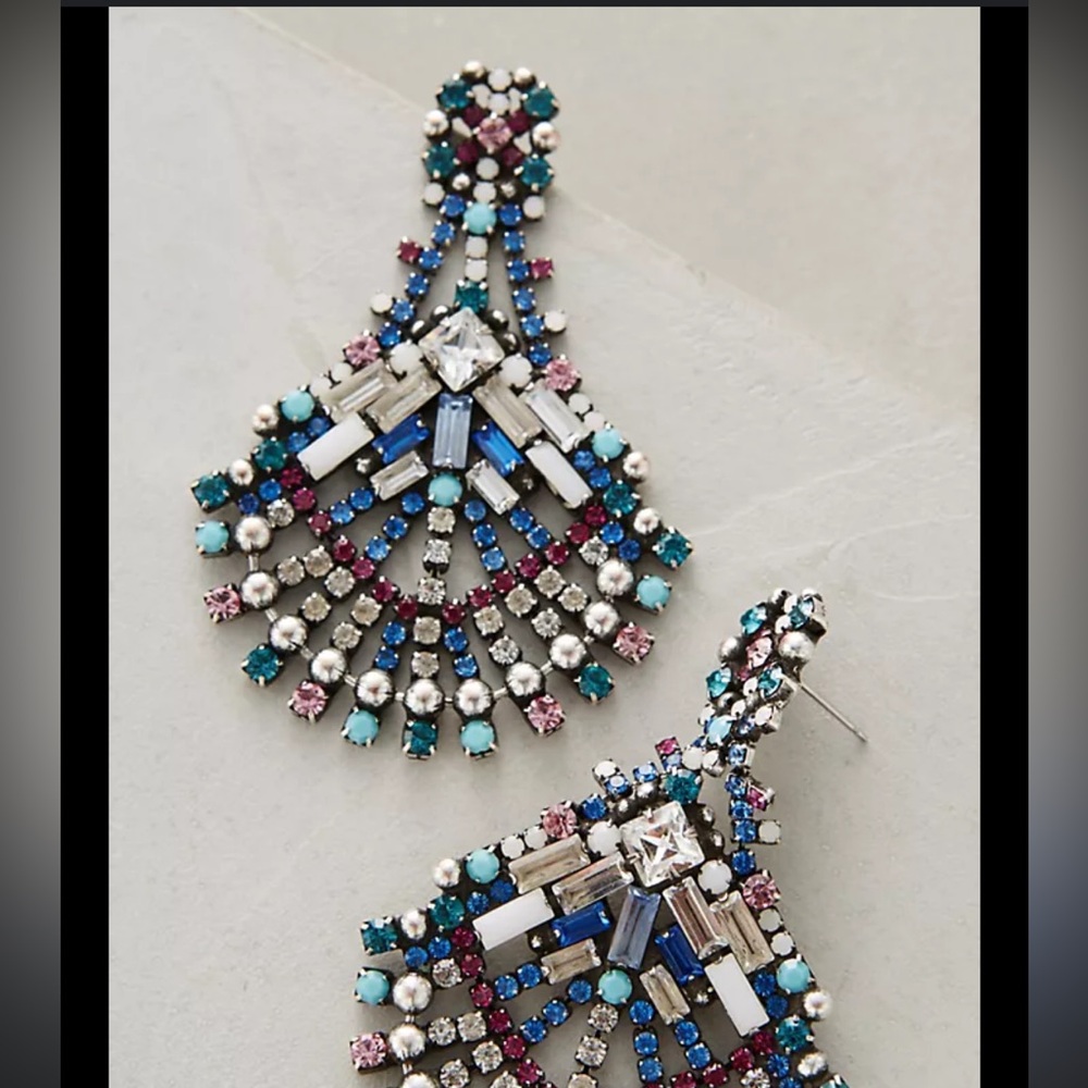 Dannijo Multicolor Statement Earrings - image 1